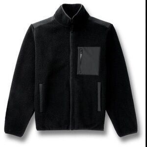 Fabletics Worn once- Women's Black Fleece Jacket